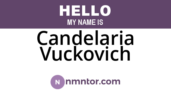Candelaria Vuckovich