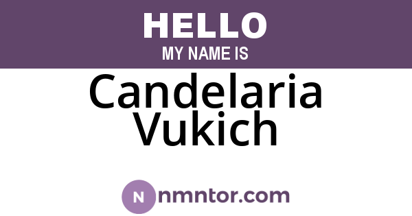 Candelaria Vukich