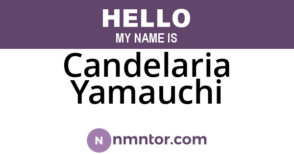 Candelaria Yamauchi