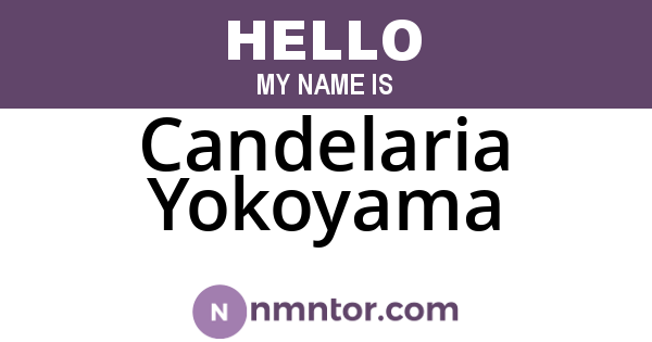Candelaria Yokoyama