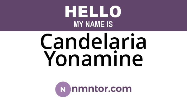 Candelaria Yonamine