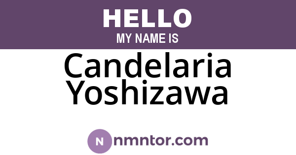 Candelaria Yoshizawa