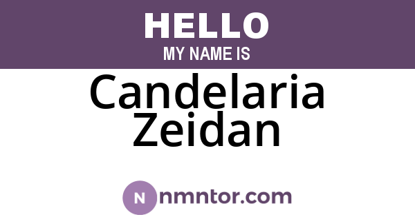 Candelaria Zeidan