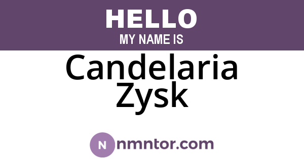 Candelaria Zysk