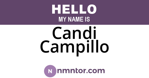 Candi Campillo