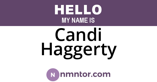 Candi Haggerty