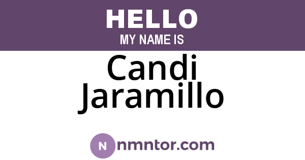 Candi Jaramillo