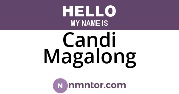 Candi Magalong