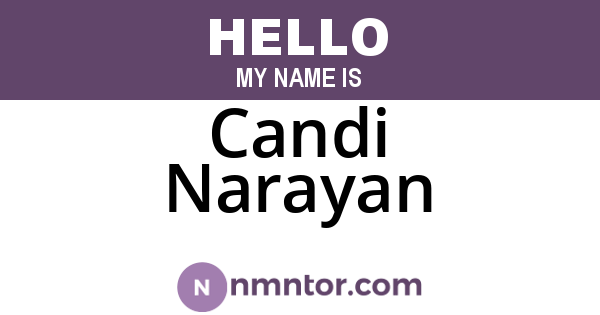 Candi Narayan