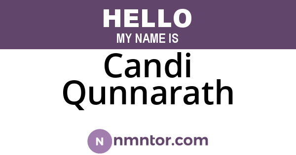 Candi Qunnarath