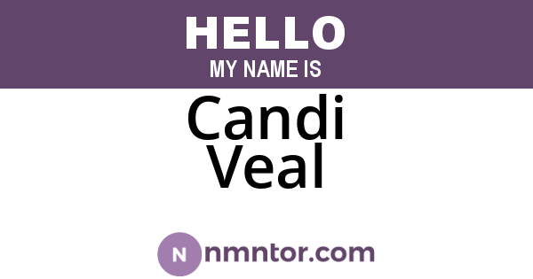 Candi Veal