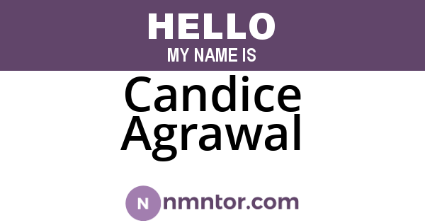 Candice Agrawal