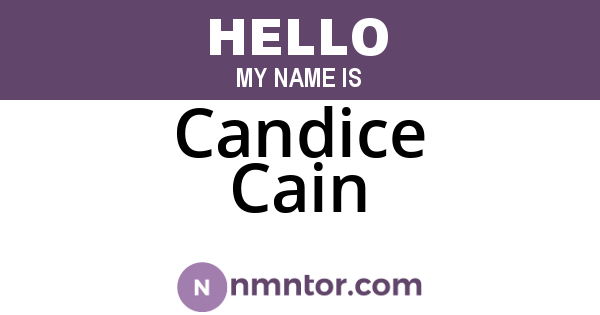 Candice Cain
