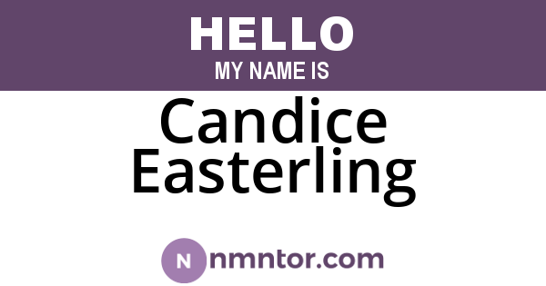 Candice Easterling