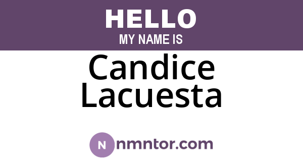Candice Lacuesta