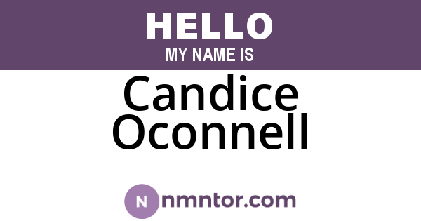 Candice Oconnell