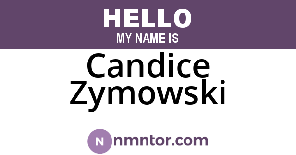 Candice Zymowski