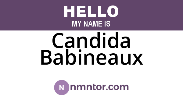 Candida Babineaux