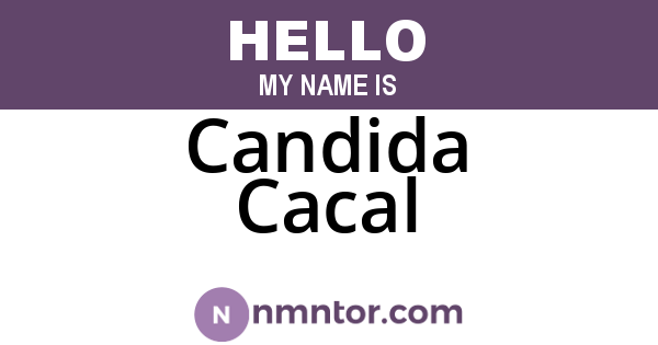 Candida Cacal