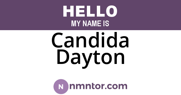 Candida Dayton
