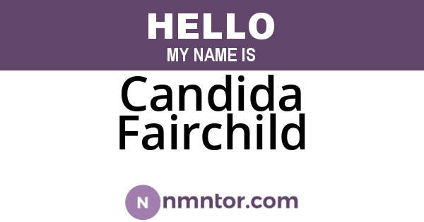 Candida Fairchild