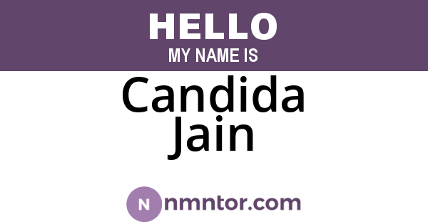 Candida Jain
