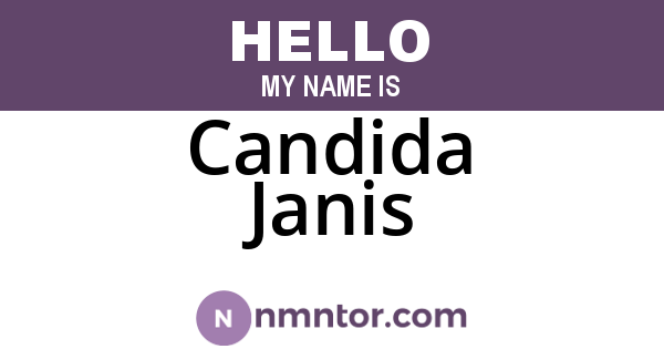 Candida Janis