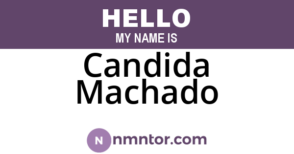 Candida Machado