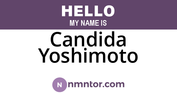 Candida Yoshimoto