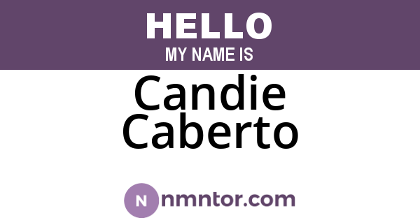 Candie Caberto