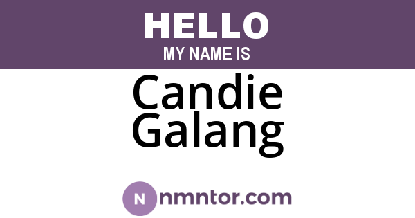 Candie Galang
