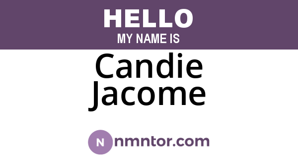 Candie Jacome