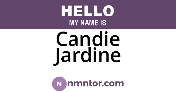 Candie Jardine