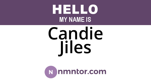 Candie Jiles