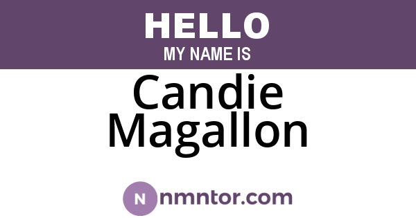 Candie Magallon