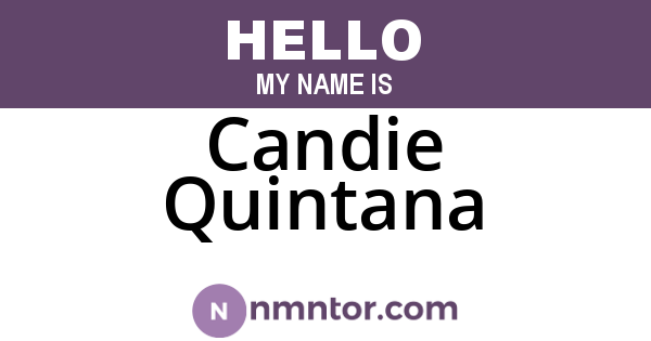 Candie Quintana