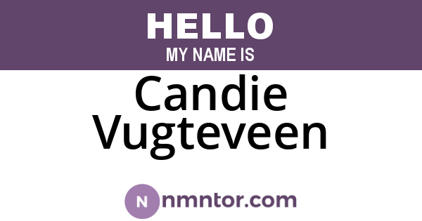 Candie Vugteveen