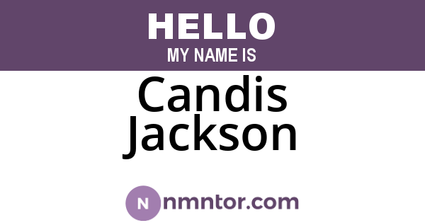 Candis Jackson