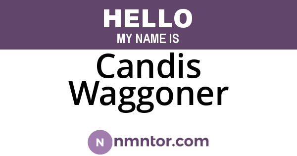 Candis Waggoner