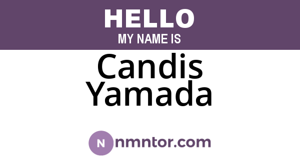 Candis Yamada