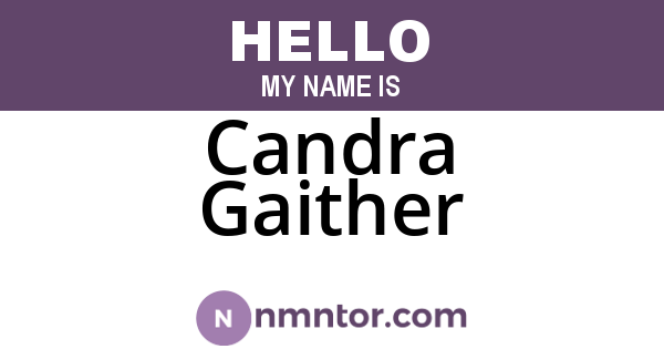 Candra Gaither