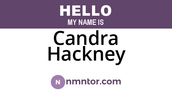 Candra Hackney