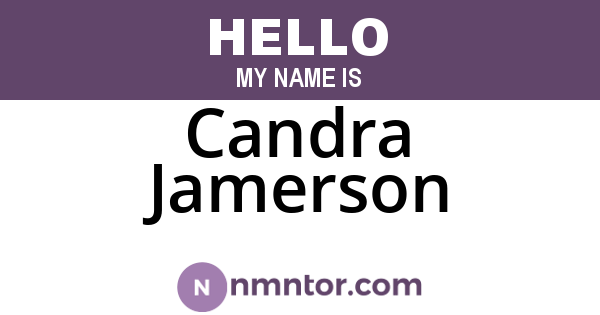 Candra Jamerson