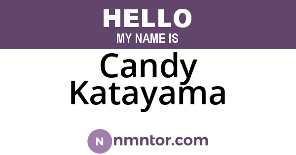 Candy Katayama