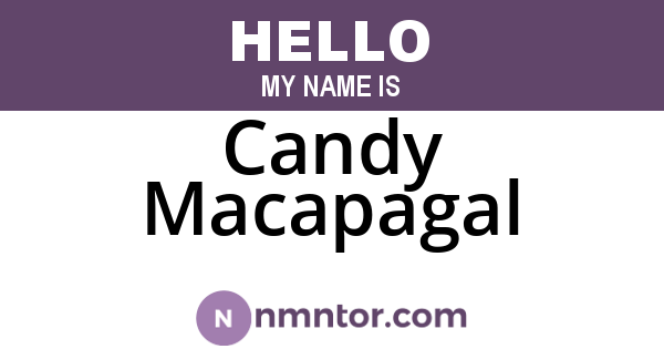 Candy Macapagal