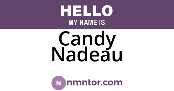 Candy Nadeau