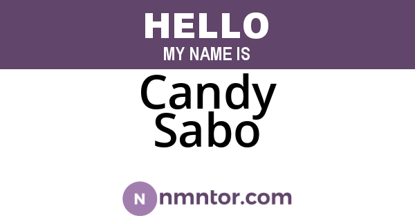 Candy Sabo