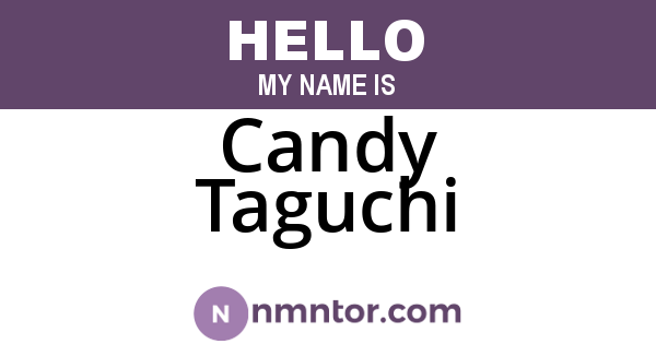 Candy Taguchi