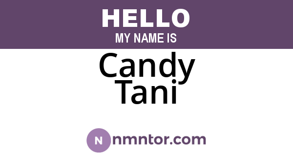 Candy Tani
