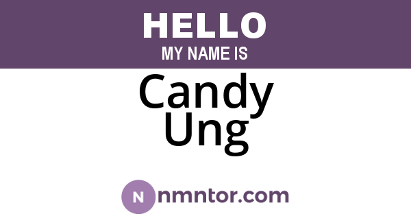 Candy Ung